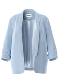 Pieces Curve Blazer 17118987 187578-Cashmere Blau