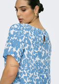 Only Carmakoma Bluse 15218353 260518110-Riviera/FOREST FLOWER