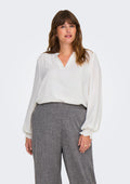 Only Carmakoma Bluse 15285157 177922-Cloud Dancer