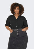 Only Carmakoma Bluse 15320513 177911-Schwarz
