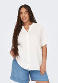 Only Carmakoma Bluse 15320513 177922-Cloud Dancer
