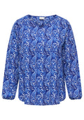 Only Carmakoma Bluse 15354110 206952021-Blueprint/DREAMY LEAVES