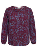 Only Carmakoma Bluse 15354110 177912023-Fig/BLUE ZONE