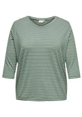 Only Carmakoma Bluse 15365256 207131001-Laurel Wreath/CLOUD DANCER