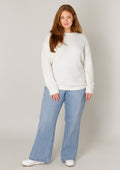 Base Level Curvy Pullover 7000121 002 ecru