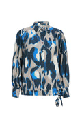 Exxcellent Bluse 26VQE02 412649 moon rock/dark sapphire
