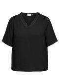 Only Carmakoma Bluse 15372042 177911-Schwarz