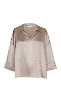 Xandres Bluse 61562-01 0591 dark oyster