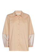 Xandres Bluse 14517-01 0420 hellbraun