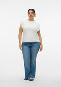 Vero Moda Curve Top 10315986 175598-Schneeweiß