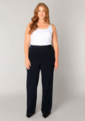 Base level curvy Pantalon 7000129-oud 2010 dark blue
