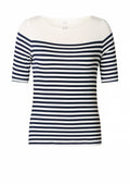 Yest Curve Pullover A006118 219 off-white/navy