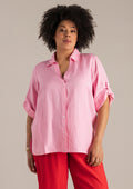 Yest Curve Bluse A006266 7020 leuchtendes Pink