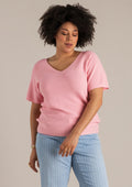 Yest Curve Pullover A006390 7020 leuchtendes Pink