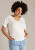 Yest Curve Pullover A006390 009 off white