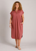 Yest Curve Kleid A006364 8930 Pflaume