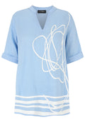 Doris Streich Bluse 212 129 hellblau