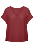 Only Carmakoma Bluse 15381392 234335-Ziegelrot