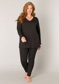Base level curvy LM T-Shirt 7000036 1000 Black