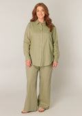 Base Level Curvy Bluse 7000087 14009 soft army