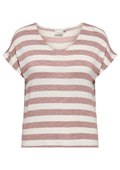 Only Carmakoma Bluse 15368658 179899001-Adobe Rose/Cloud dancer