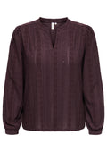 Only Carmakoma Bluse 15381049 215570-Decadent Chocolate