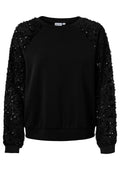 Pieces Curve Pullover 17170487 179276-Schwarz