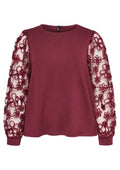 Vero Moda Curve Bluse 10353130 199051-Windsor Wine