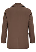 Only Carmakoma Blazer 15377399 286415001-Chocolate Martini/LEO-FUTTER