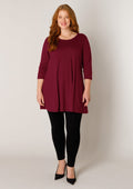 Base Level Curvy Top 7000029 Weinrot
