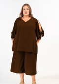 Curviss Bluse 31263 BRAUN