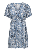 Only Carmakoma Kleid 15331156 240355003-Coronet Blue/BLUE PAISLEY