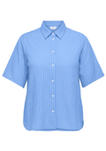 Only Carmakoma Bluse 15369516 260518001-Riviera/CLOUD DANCER