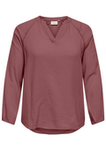 Only Carmakoma Bluse 15343224 207991-Rose Brown