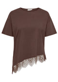 Only Carmakoma Bluse 15387828 286415001-Chocolate Martini/CHOCOLATE MARTINI
