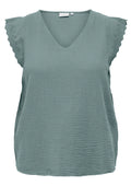 Only Carmakoma Bluse 15324431 207131-Laurel Wreath