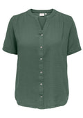 Only Carmakoma Bluse 15320513 207131-Laurel Wreath