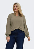 Only Carmakoma Bluse 15285157 239935-Walnut