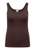 Only Carmakoma Top 15188036 237375-Kaffeebohne