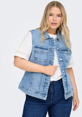 Only Carmakoma Bodywarmer 15290733 177934-Hellblaues Denim
