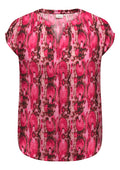 Only Carmakoma Bluse 15357791 231783002-Rosebloom/Splash rosy
