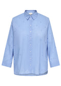 Only Carmakoma Bluse 15345147 199549003-Kornblumenblau/CORNFLOWER EMB