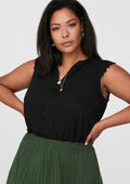 Only Carmakoma Bluse 15187018 177911-Schwarz