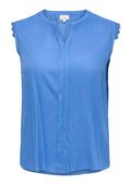 Only Carmakoma Bluse 15187018 177937-Ultramarin