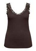 Vero Moda Curve Bluse 10300766 297957-Chocolate Torte