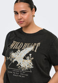 Only Carmakoma Blouse 15299503 177911019-Black/Wild heart eagle