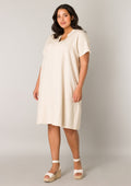 Base level curvy Kleid 7000096 10002 beige