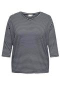 Only Carmakoma Bluse 15365256 194962001-Night Sky/CLOUD DANCER