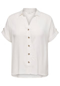 Only Carmakoma Bluse 15372772 186518-Schneeweiß