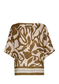 Xandres Bluse 61630-01 0995 bronzegrün